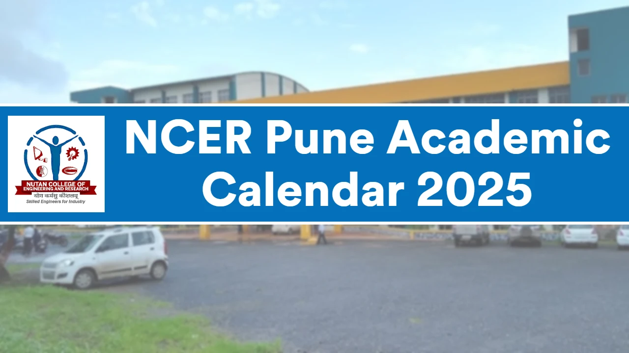 NCER Pune Academic Calendar