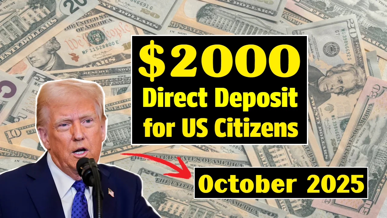 $2000 Direct Deposit for US Citizens