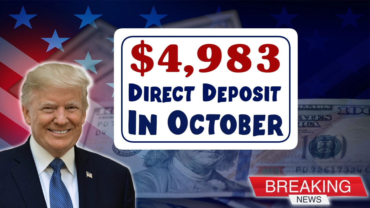 $4983 Direct Deposit In October