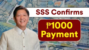 SSS Confirms ₱1000 Payment